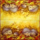 022 Animals Autumn - 3-ply (orange) - Ihr